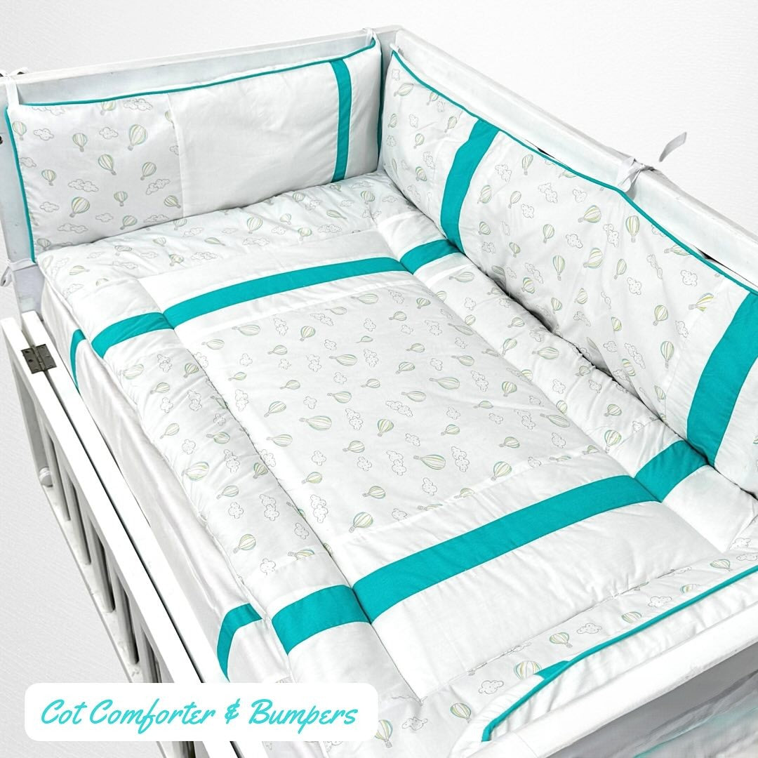 Luxury Baby Bedding Set – 100% Pure Cotton Comfort -Complete 27-Pieces