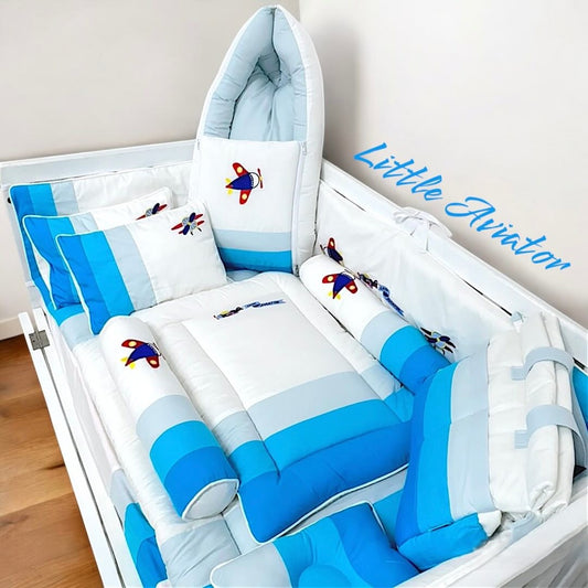 Luxury Baby Bedding Set – 100% Pure Cotton Comfort - Complete 27-Pieces