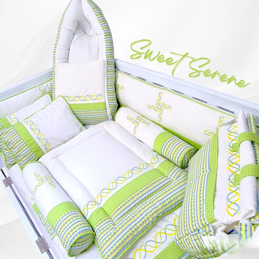 Luxury Baby Bedding Set – 100% Pure Cotton Comfort - Complete 27-Pieces