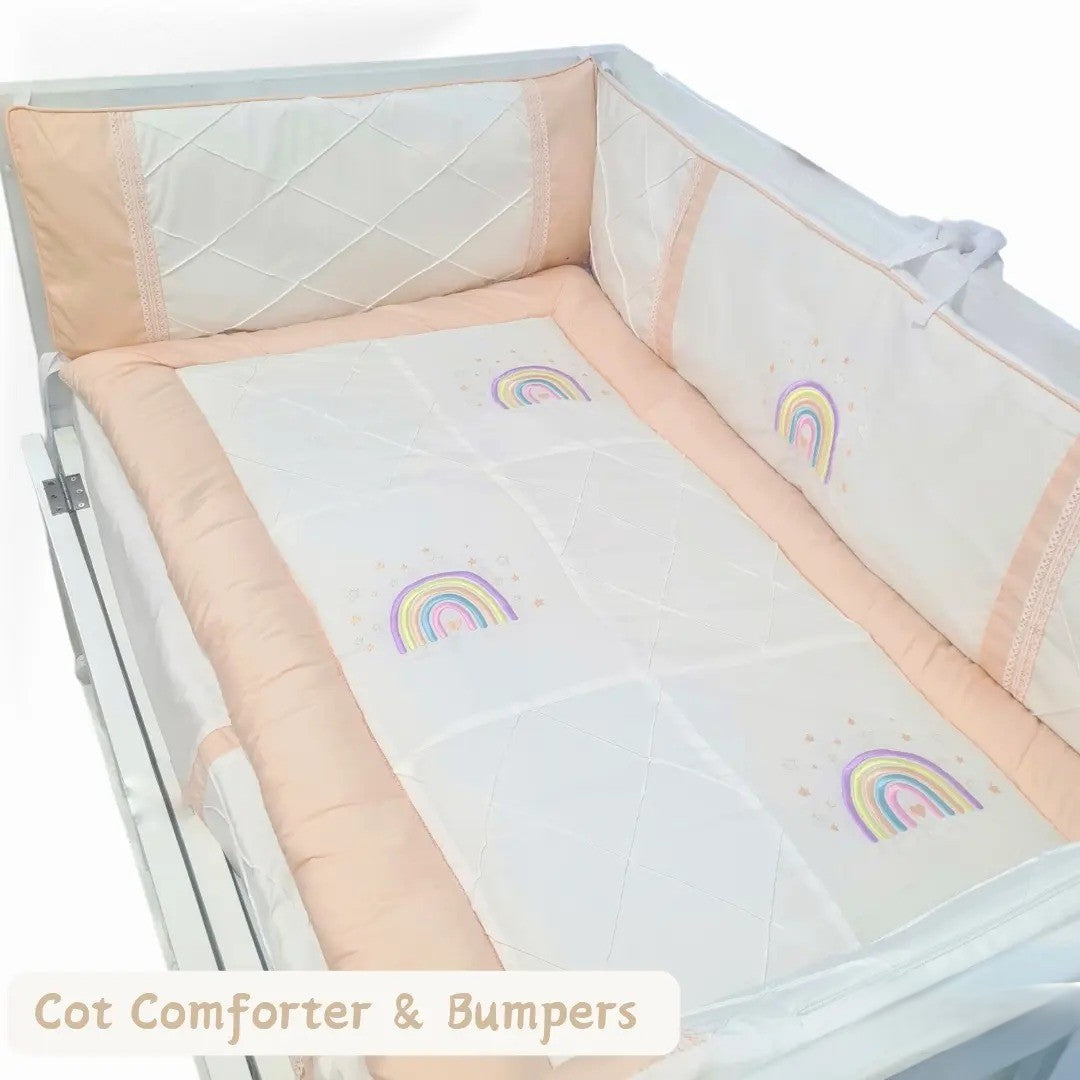 Luxury Baby Bedding Set – 100% Pure Cotton Comfort - Complete 27-Pieces