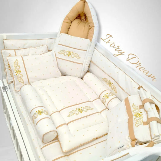 Luxury Baby Bedding Set – 100% Pure Cotton Comfort - Complete 27-Pieces