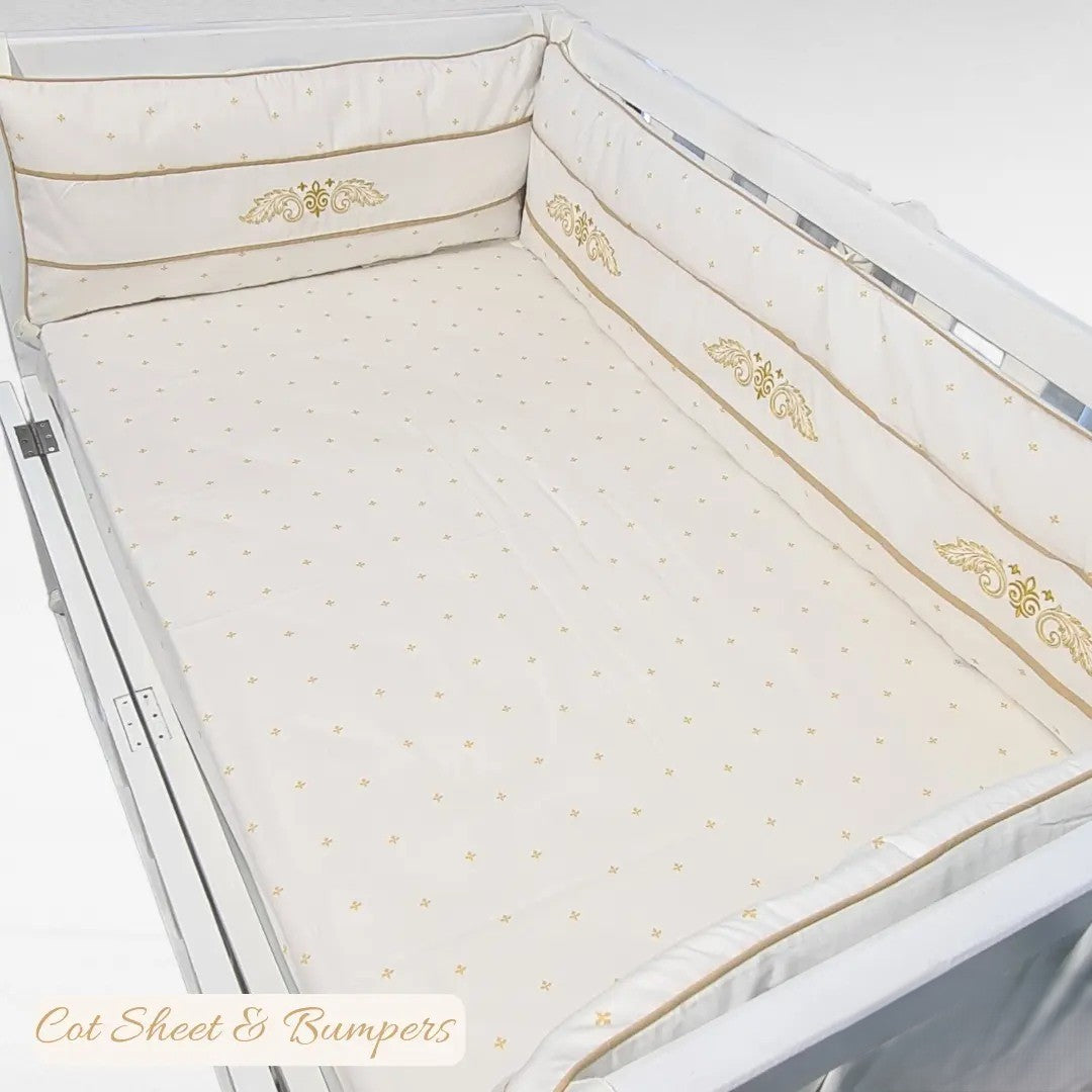 Luxury Baby Bedding Set – 100% Pure Cotton Comfort - Complete 27-Pieces