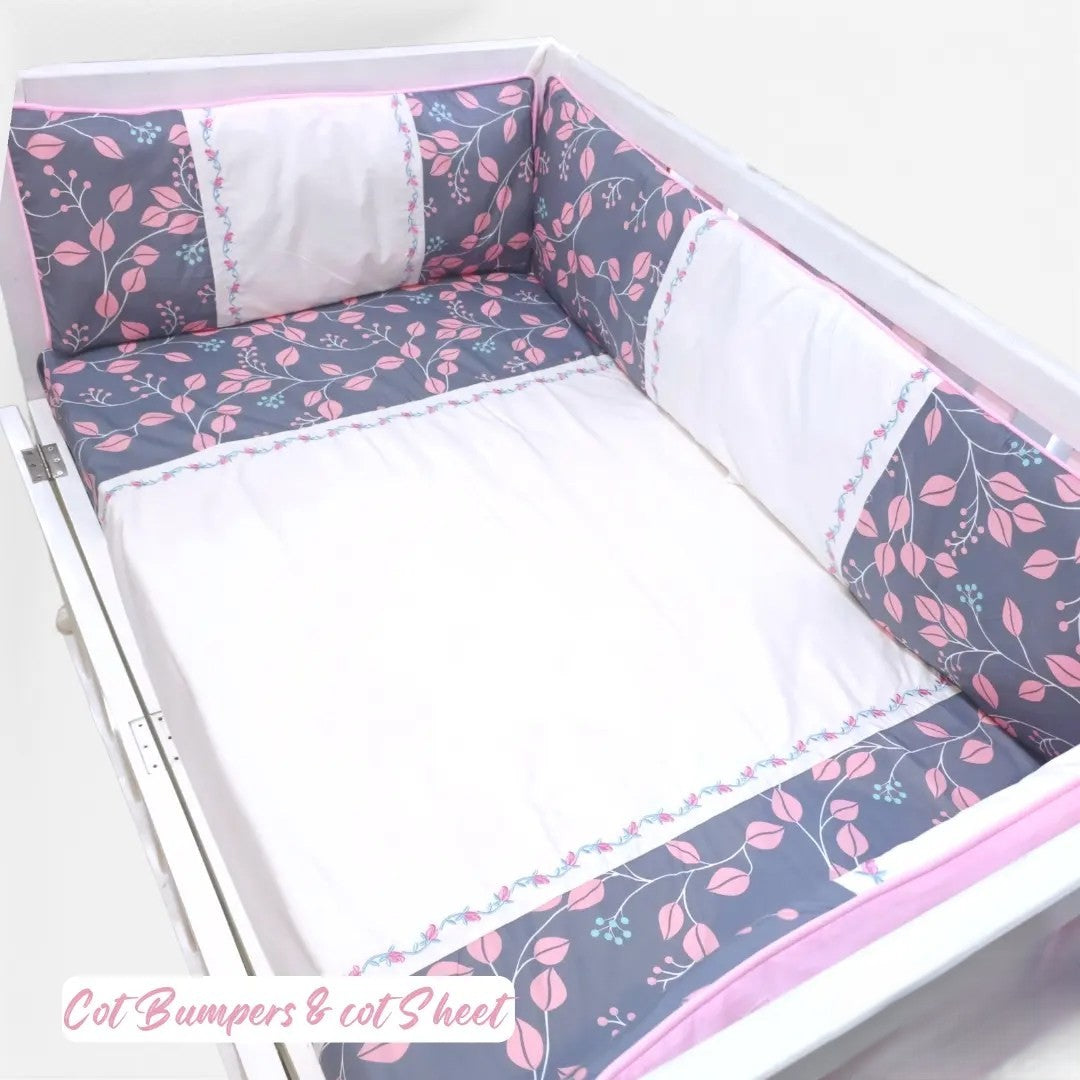 Luxury Baby Bedding Set – 100% Pure Cotton Comfort - Complete 27-Pieces