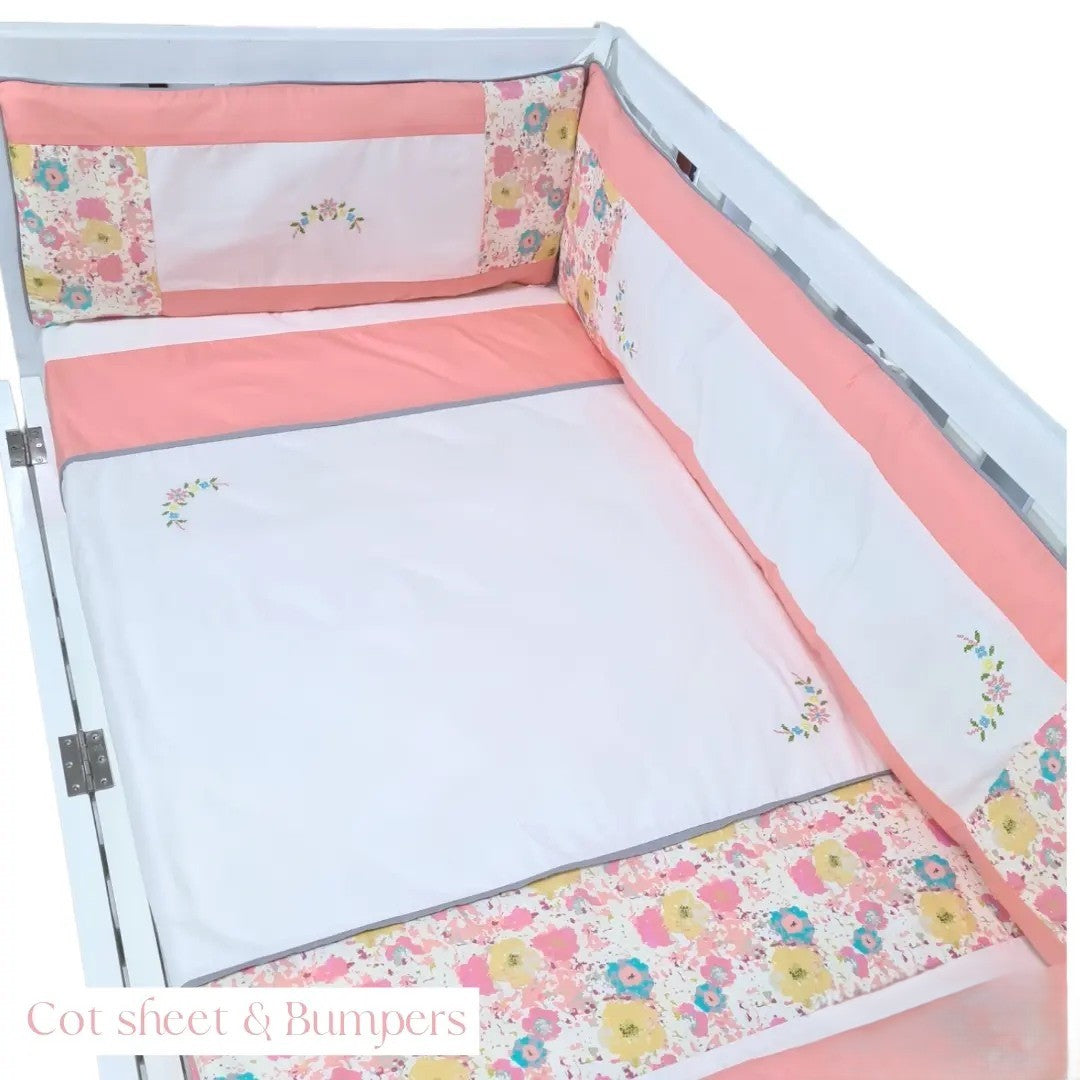 Luxury Baby Bedding Set – 100% Pure Cotton Comfort - Complete 27-Pieces