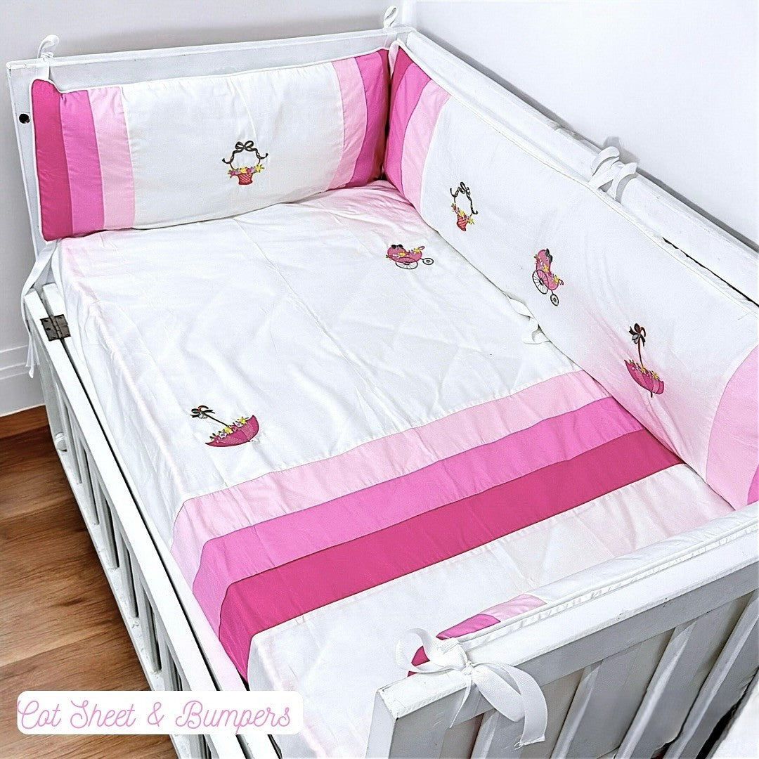 Luxury Baby Bedding Set – 100% Pure Cotton Comfort-Complete 27-Pieces