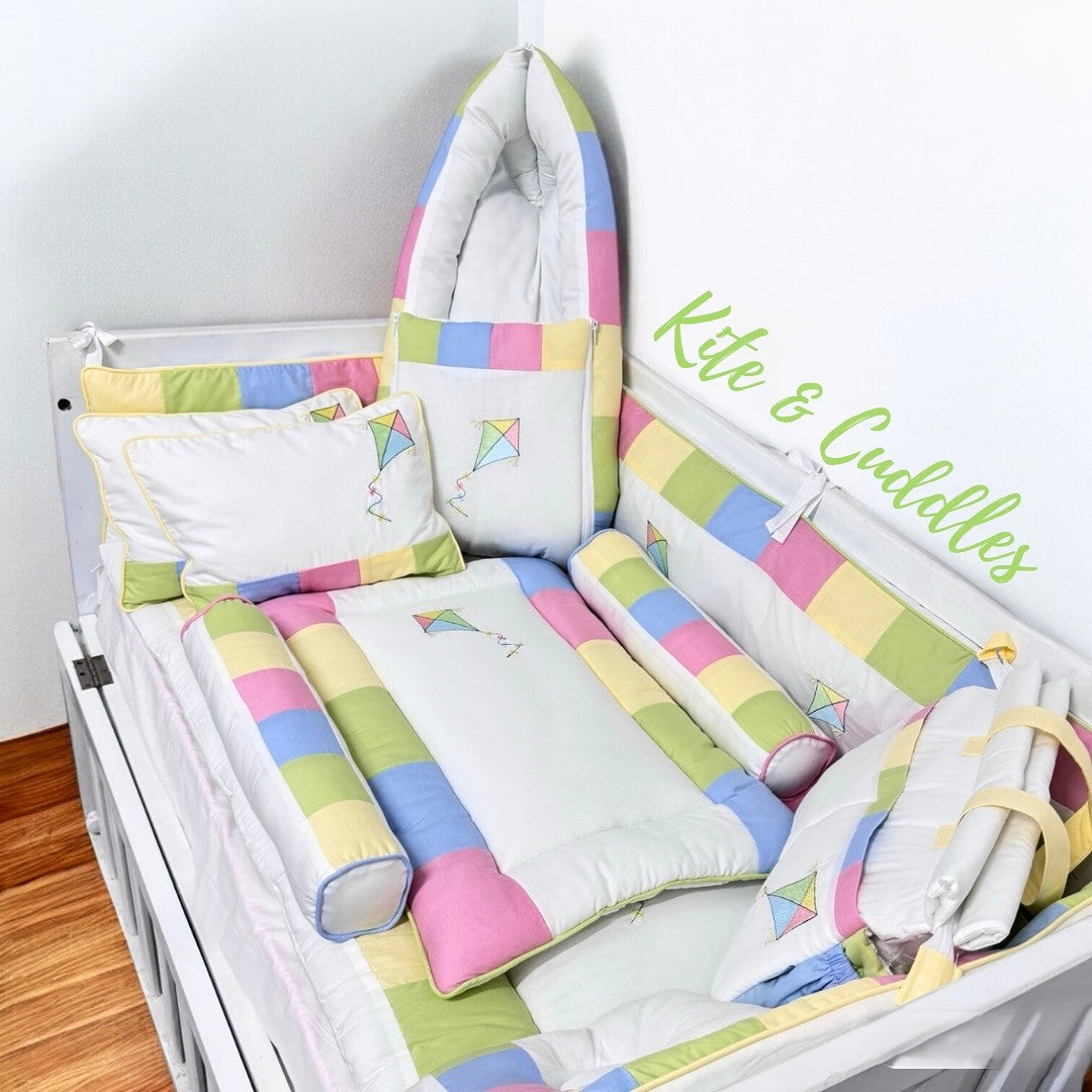 Luxury Baby Bedding Set – 100% Pure Cotton Comfort-Complete 27-Pieces