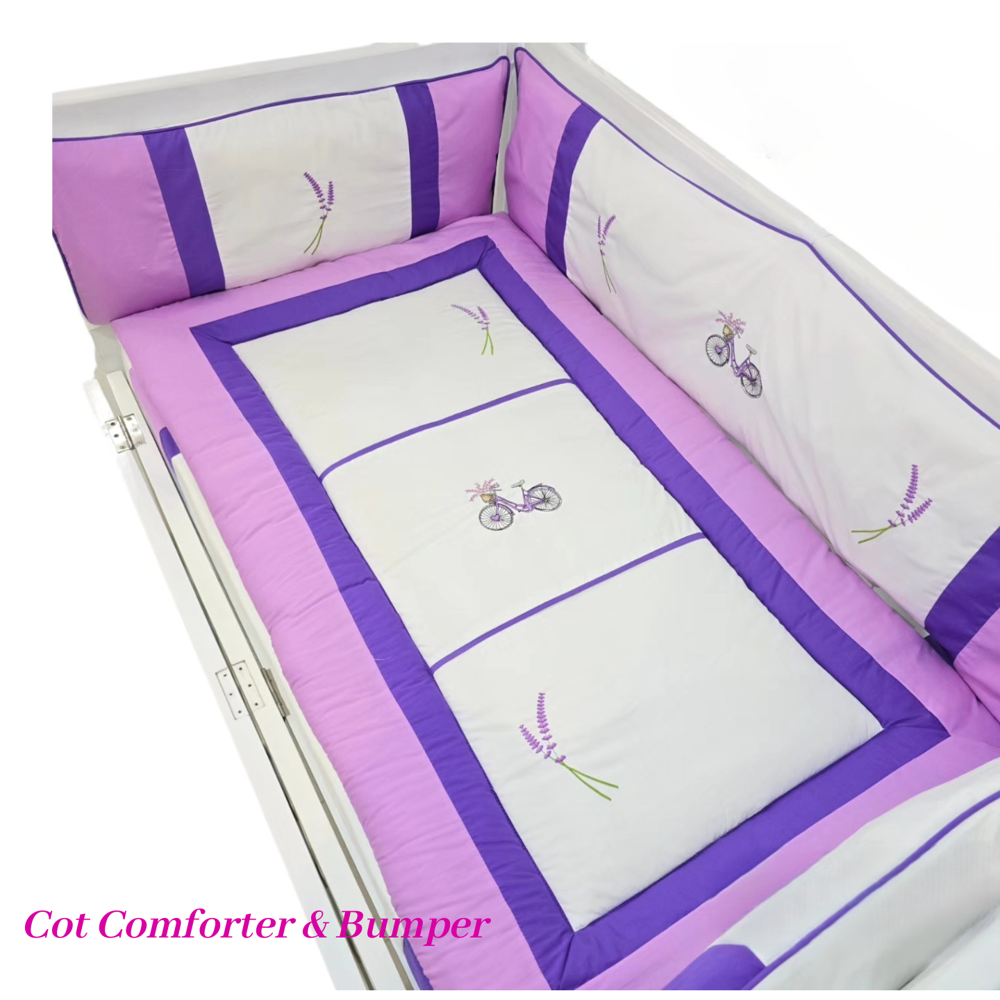 Luxury Baby Bedding Set – 100% Pure Cotton Comfort - Complete 27-Pieces