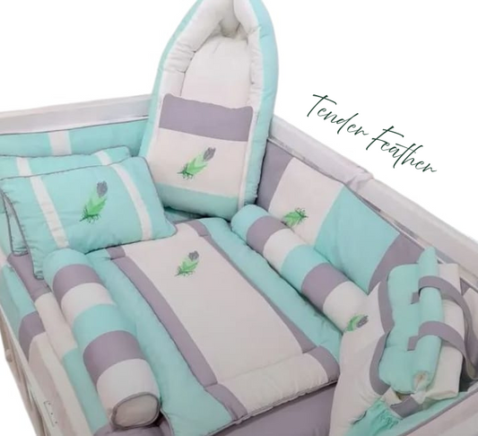 Luxury Baby Bedding Set – 100% Pure Cotton Comfort - Complete 27-Pieces
